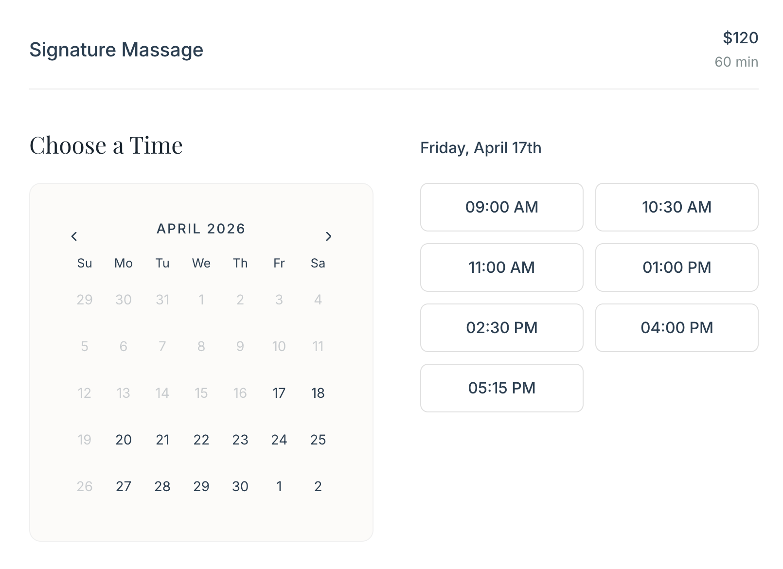 Appointment