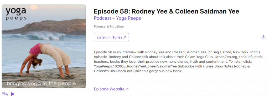 Yoga Peeps Fitness Podcast