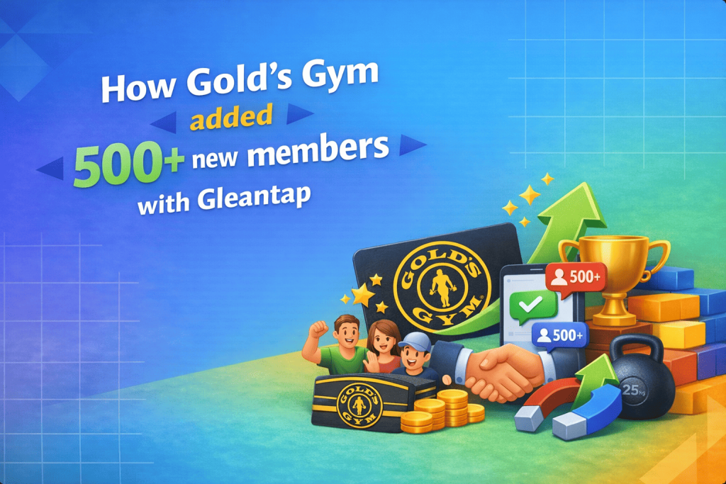 How Gold’s Gym added 500+ new members with Gleantap