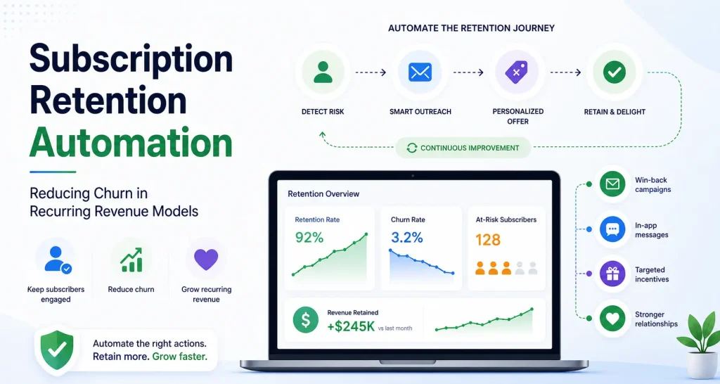 Subscription Retention Automation: Reducing Churn in Recurring Revenue Models