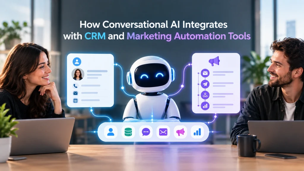 How Conversational AI Integrates with CRM and Marketing Automation Tools