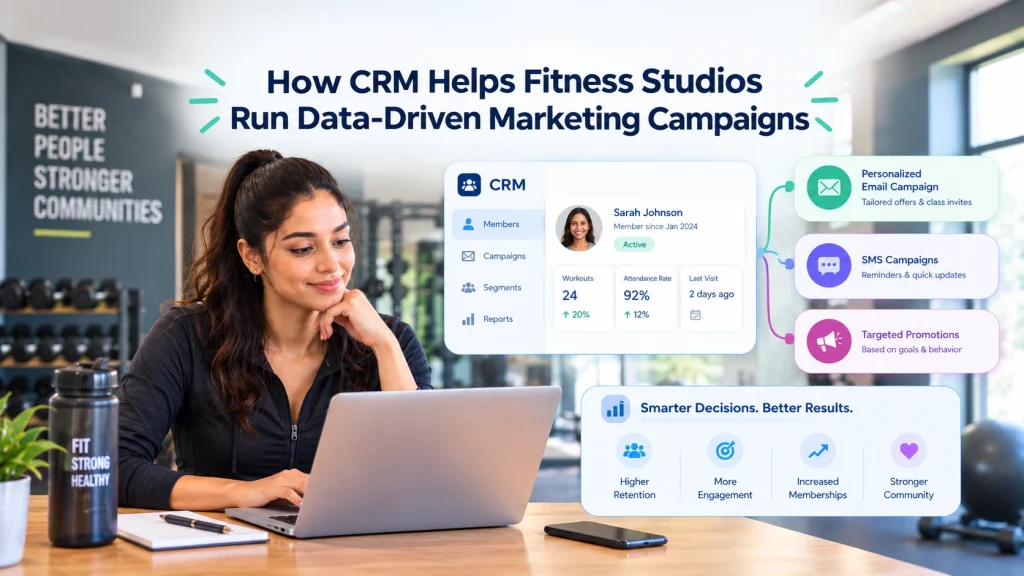 How CRM Helps Fitness Studios Run Data-Driven Marketing Campaigns